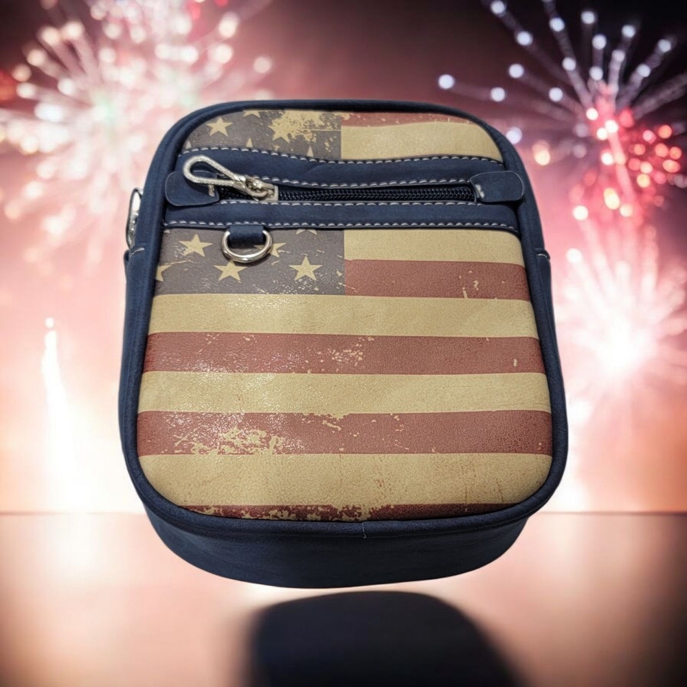 American Flag Design Men's Bag